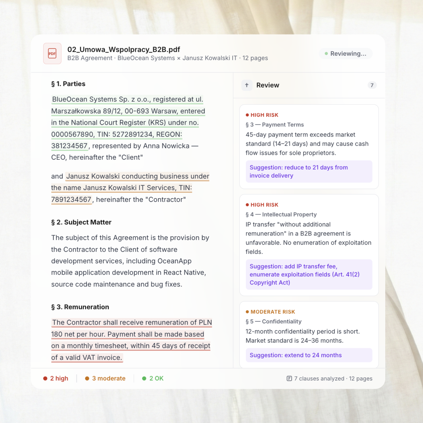 Contract Review